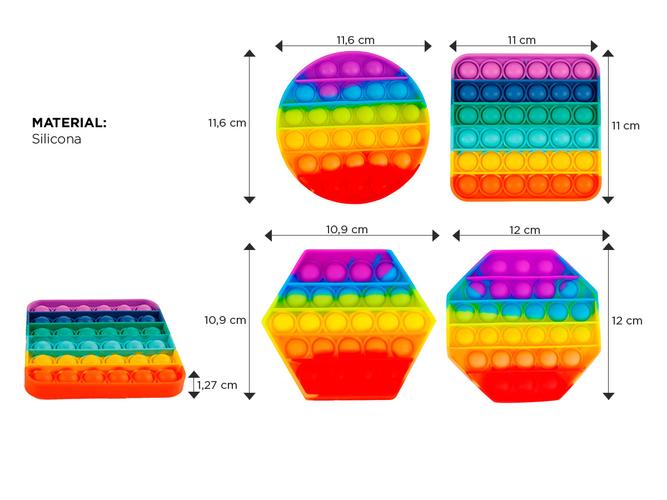 Pack x 4 juguetes popit Gadnic PPT4 - 3