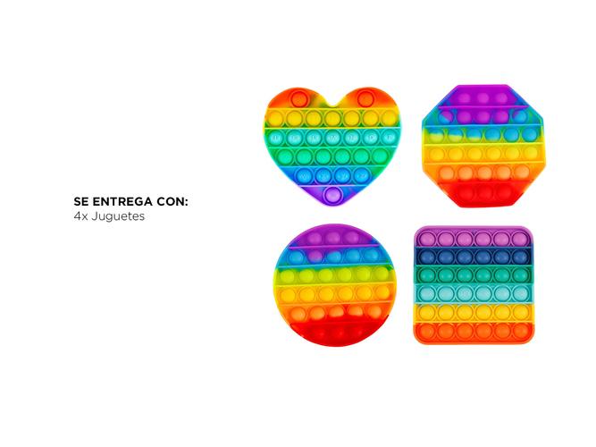 Pack x 4 juguetes popit Gadnic PPT4 - 4