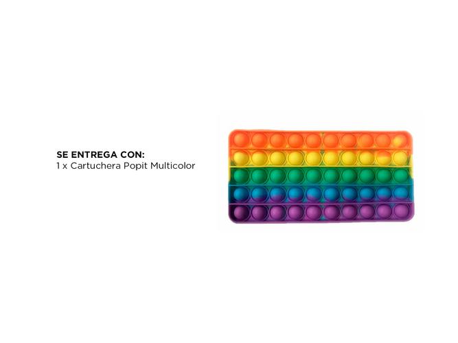 Popit Cartuchera Gadnic Cierre Multicolor 100 Burbujas Antiestrés - 4