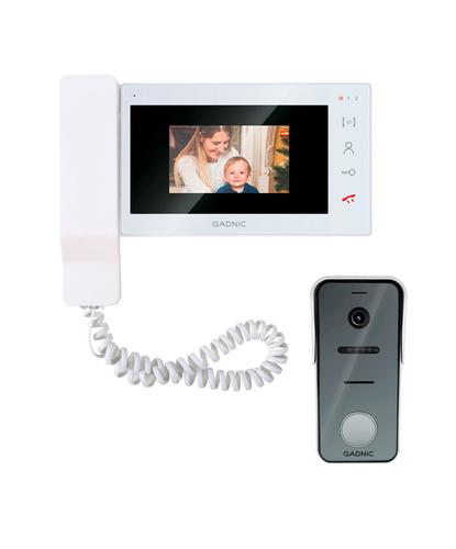 Kit Portero Gadnic Monitor IPS 4.3 Pulgadas Resolucion 480 x 272 Panel Exterior CMOS 600 TVL Vision Nocturna IP65 Intercomunicador Manos Libres Sistema 4 Hilos Apertura Remota - 6