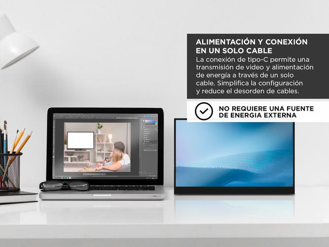 Monitor Portátil Gadnic 156 con Funda Soporte Full HD - 3