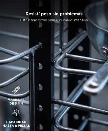 Organizador de Batería de Cocina Gadnic Acero Reforzado - 3