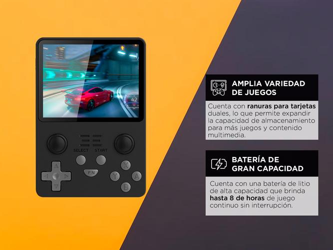 Consola de Juegos Portátil Powkiddy Arcade Pantalla 3.5 pulgadas Codigo Abierto - 2