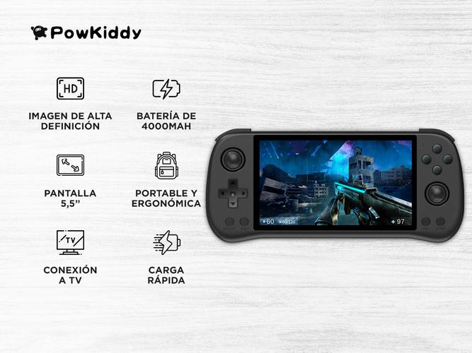 Consola de Juegos Portátil Powkiddy X55 Retro - 1