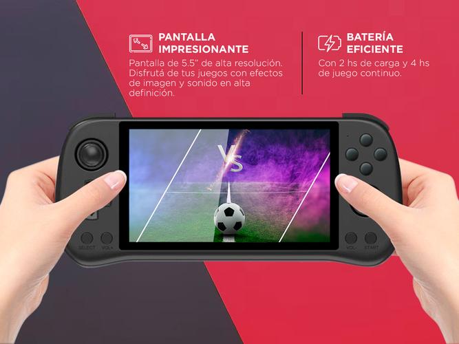 Consola de Juegos Portátil Powkiddy X55 Retro - 3