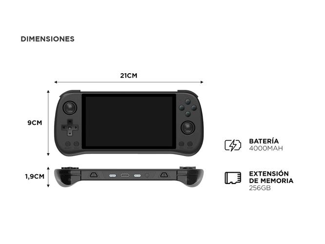 Consola de Juegos Portátil Powkiddy X55 Retro - 4