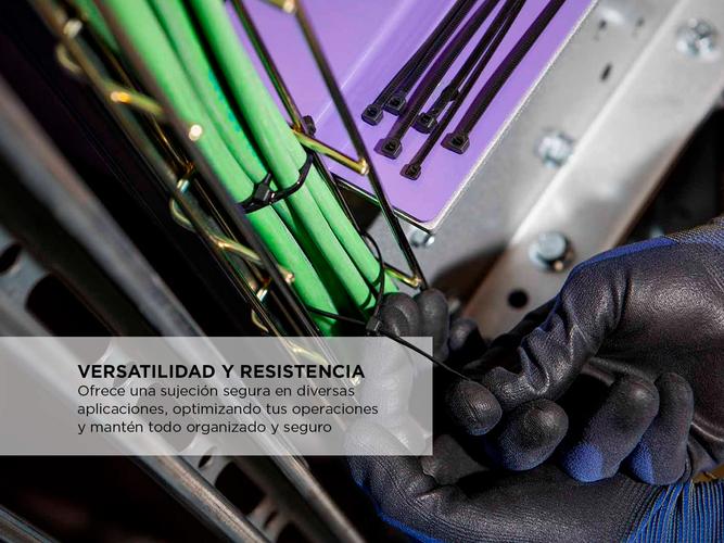 Set x1000 Precintos Plástico Gadnic Prensacable Nylon - 2