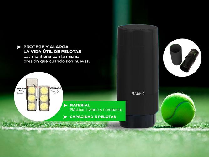 Tubo Contenedor Inteligente de Pelotas Gadnic Tenis Padel  - 2
