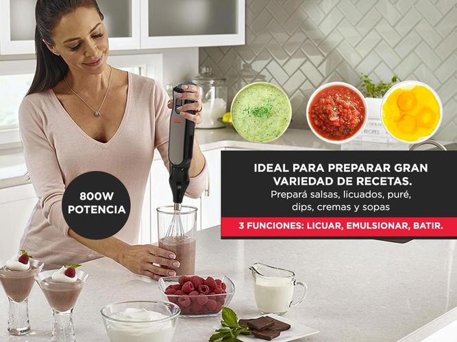 Mixer Liliana Supermix AH730 3en1 800w Procesa - Bate - Pisa Papas - 2