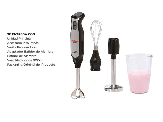 Mixer Liliana Supermix AH730 3en1 800w Procesa - Bate - Pisa Papas - 5