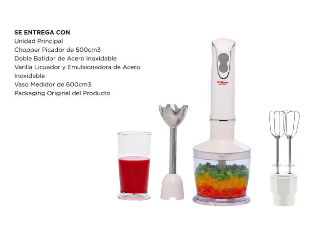 Mixer Liliana Masterpic AH130 3en1 Licúa - Pica - Bate - 5