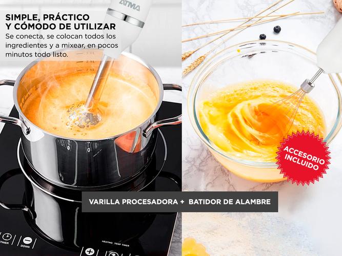 Atma Lm8527ap Licuadora De Mano Mixer Batidora Varilla Metal - 3