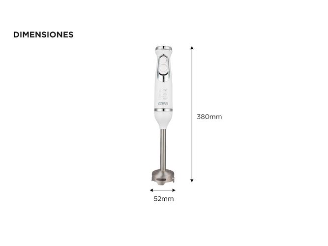 Atma Lm8527ap Licuadora De Mano Mixer Batidora Varilla Metal - 5