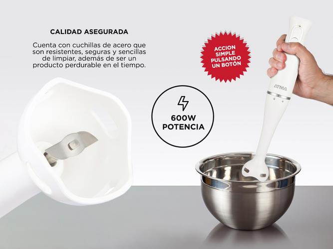 Licuadora de mano ATMA LM8507AP 600W  - 3