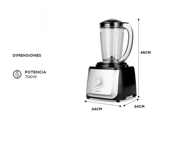 Multiprocesadora Winco W1818 700W 220V - 4