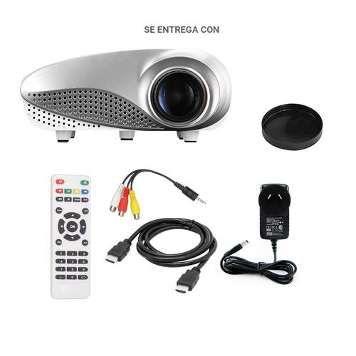Mini Proyector Gadnic Max Style 60 Lúmenes Portátil HDMI VGA Sinto TV - 6