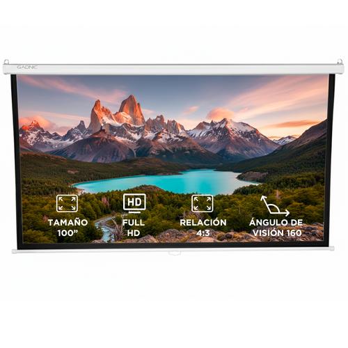 Pantalla Proyector Gadnic 100 Manual - 0