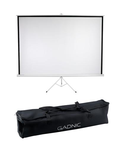 Pantalla Proyector Gadnic 120 Manual con trípode - 6