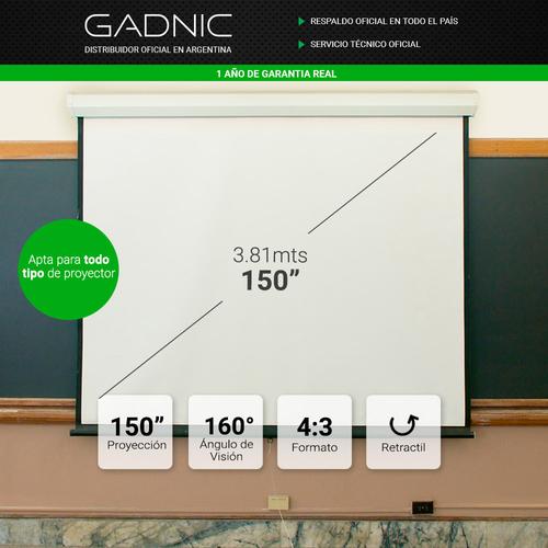 Pantalla Proyector Gadnic 150