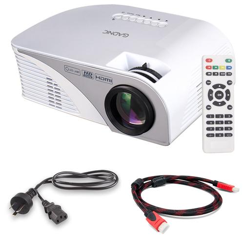 Mini Proyector Gadnic Optimus 1200 Lúmenes Portátil HDMI VGA Sinto Tv - 0