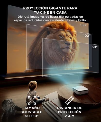 Proyector Gadnic Unique 2500 Lúmenes HDMI USB AV Full HD - 4