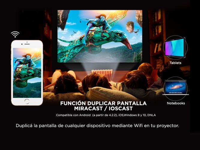 Proyector Gadnic Mini Portátil 4k - 3