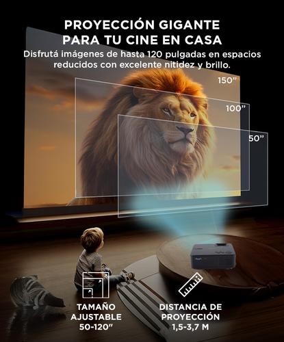 Proyector Gadnic Ultra Led 2000 Lúmenes HDMI USB VGA - 2