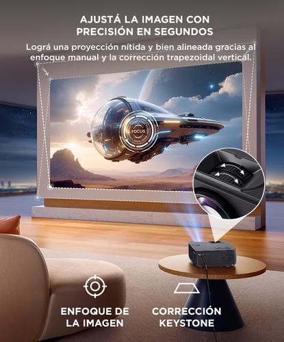 Proyector Gadnic Ultra Led 2000 Lúmenes HDMI USB VGA - 3