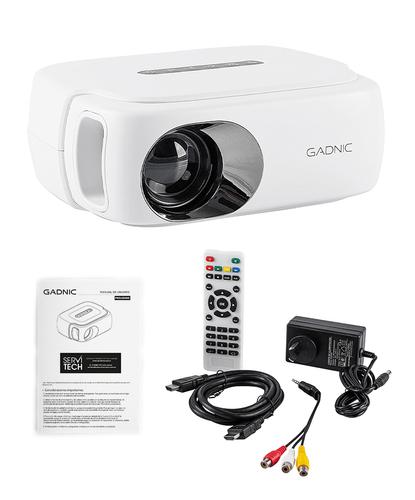 Proyector Gadnic Spectacular 1200 Lúmenes HDMI USB AV Full HD - 6