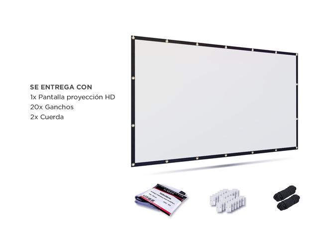 Pantalla de Proyector Gadnic 120 Portátil Visión 360 - 4