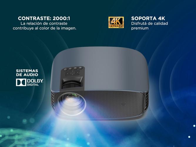 Proyector Full HD Gadnic VP300 6200 Lumens - 3
