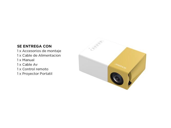Mini Proyector Portatil Gadnic VP400 3000 Lumens - 6
