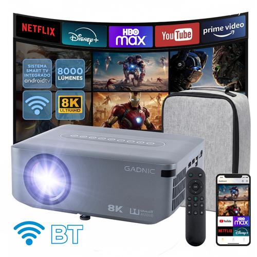 Proyector Gadnic 8000 Lumenes Sonido Envolvente - 0