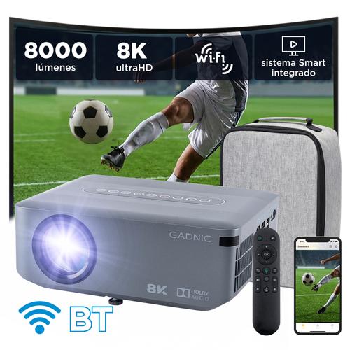 Proyector Gadnic 8000 Lumenes Sonido Envolvente - 0