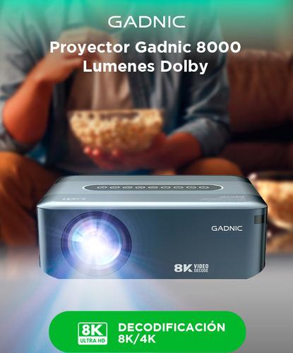 Proyector Gadnic 8000 Lumenes Sonido Envolvente - 1