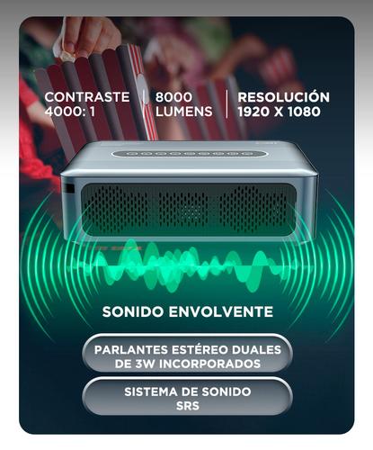 Proyector Gadnic 8000 Lumenes Sonido Envolvente - 3