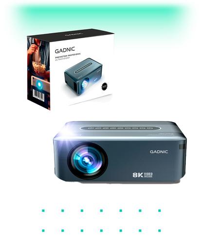 Proyector Gadnic 8000 Lumenes Sonido Envolvente - 6