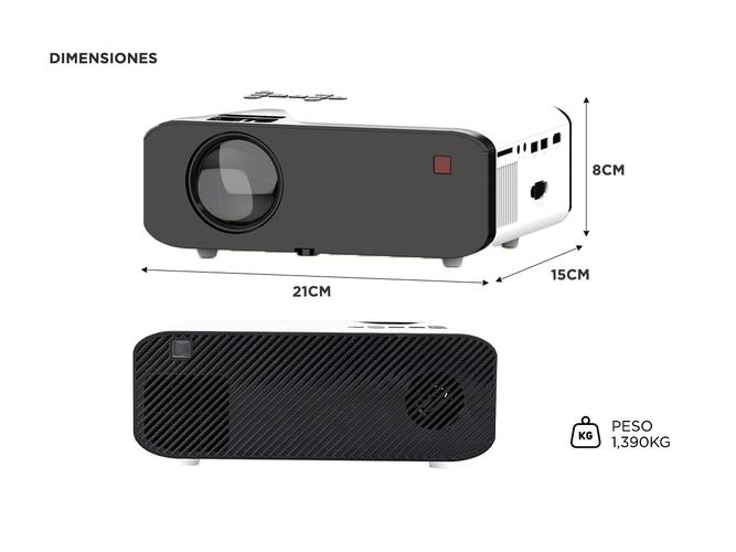 Proyector Gadnic Mini 4k 5000 Lumens Usado - 5