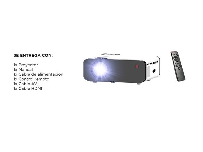 Proyector Gadnic MiniCine 4K 5000 Lúmenes Portátil 150 - 6