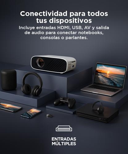 Proyector Portátil Gadnic 1080P Full HD HDMI Outlet - 3