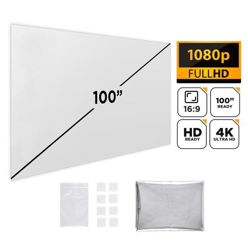 Pantalla Proyector Gadnic 100 Pulgadas Anti Luz Adhesiva Formato 169 - 0