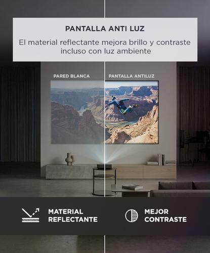 Pantalla Proyector Gadnic 100 Pulgadas Anti Luz Adhesiva Formato 169 - 2