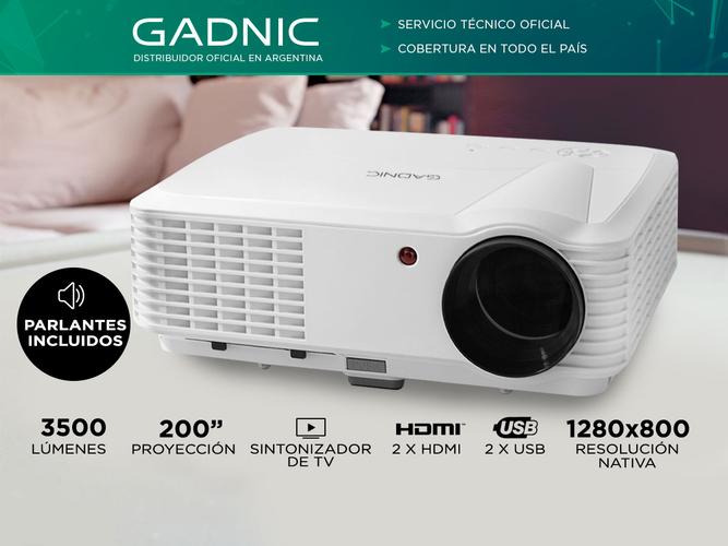 Proyector Gadnic Panoramic 2 3500 Lúmenes Sinto TV - 1