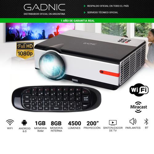 Proyector Gadnic Prolight 4500L Wifi + Teclado Inalámbrico - 1
