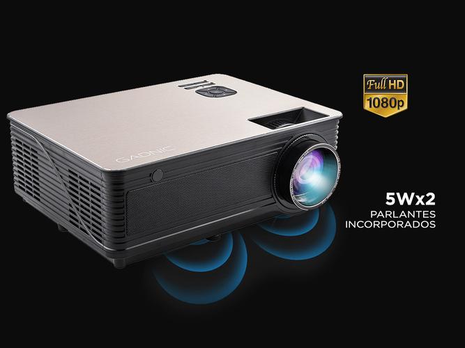 Proyector Gadnic Pro View Gold Edition 5000 Lúmenes Android WiFi Bluetooth - 3