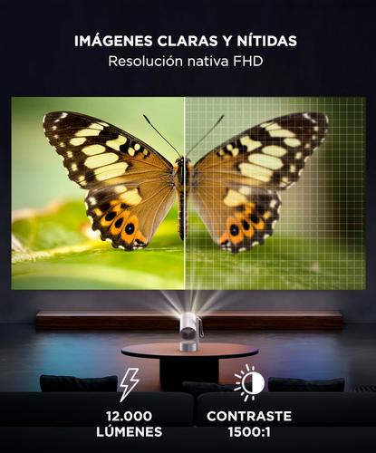 Proyector Gadnic C40 Inalámbrico 400 ANSI Dongle TV Auto Keystone  AutoFocus WiFi BT - 5