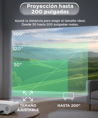 Proyector Full Hd WiFi Gadnic 5500 Lúmenes Portátil - 3