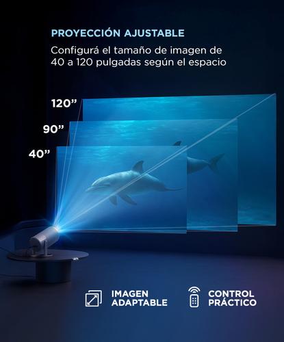Proyector Gadnic Portátil FHD Android TV Screen Miroring 9000 lumenes - 2