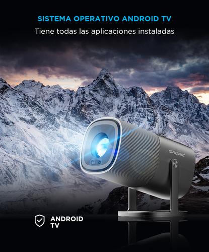 Proyector Gadnic Portátil FHD Android TV Screen Mirroring 9000 lumenes - 5