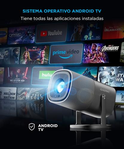 Proyector Gadnic Portátil FHD Android TV Screen Miroring 9000 lumenes - 5